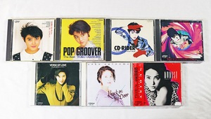 【荻野目洋子】CD 7タイトル『荻野目洋子 ザ・ベスト』『VERGE OF LOVE』『KNOCK ON MY DOOR』『POP GROOVER』『CD-RIDER』他 USED