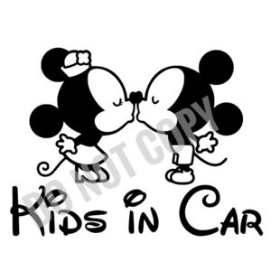 73 送料無料!! Kids in Car 白　カッティングシール　ステッカー　キッズインカー　ベビーインカー　赤ちゃん