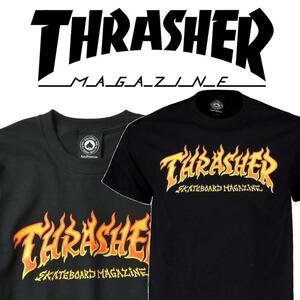 【 THRASHER 】FIRE LOGO S/S スラッシャー Tシャツ M