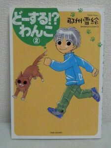 どーする!?わんこ 2 バンブー・コミックス ★ 那州雪絵 ◆ 竹書房 マンガ 漫画 ▼