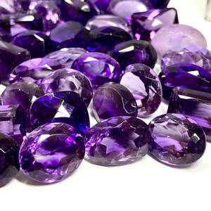 ☆天然アメジストおまとめ 300ct☆J約60g ルース 裸石 宝石 ジュエリー jewelry amethyst 紫水晶 クォーツ ②