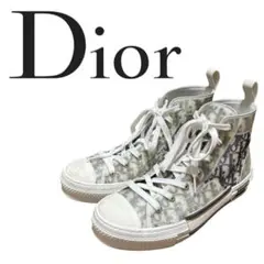 【美品】Dior ディオール スニーカー ハイカット オブリーク トロッター