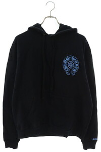 クロムハーツ WWW.CHROMEHEARTS.COM HOODIE サイズ:XS オンライン限定ホースシューバックプリントプルオーバーパーカー 中古 GZ11