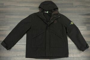 STONE ISLAND ストーンアイランド コート メンズ L ブラウン フード ウール 定形外郵便全国一律1040円 F13-b