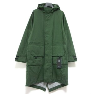 新品★Goldwin ゴールドウィン★Travel Over Coat トラベルオーバーコート★軽量 透湿性 3層構造 防水生地★M★グリーン