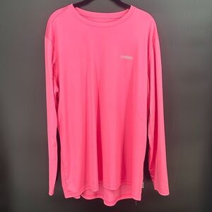 Magellan Fishing Boyfriend Fit Pink Long Sleeve Shirt Fish Gear Boyfriend Fit 海外 即決