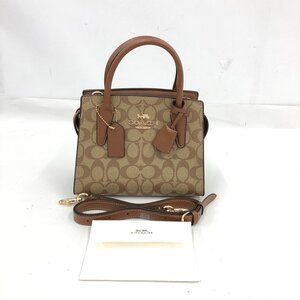 COACH コーチ　ハンドバッグ　シグネチャー　K2381-CP083　ショルダーストラップ付き【DAAS8087】