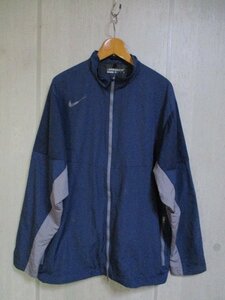 f194　ナイキゴルフ　NIKE GOLF　ジップジャケット　サイズXL　紺　66