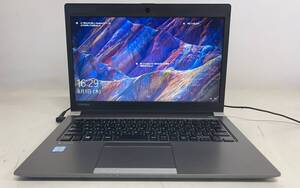 中古ノートパソコン★Windows10★toshiba Core i7-8550U/@1.99GHz/8GB/M.2 256GB/13インチ以上★