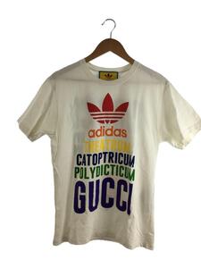 GUCCI◆Cotton Jersey Tee/XXS/コットン/WHT/717422//