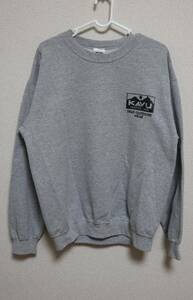 難あり☆KAVU True Logo Sweat カブ－ トゥル－ ロゴ スウェット☆サイズM