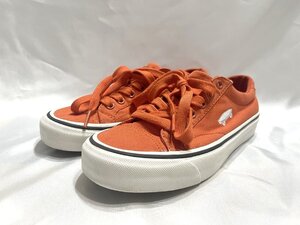 ■【YS-1】 バンズ VANS スニーカー ■ キャンバス コートアイコン ■ オレンジ系 23cm 【同梱可能商品】■D