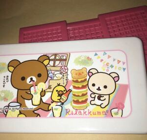 サンエックス★リラックマ★折りたたみ★お弁当ケース★汁物厳禁★未使用★2012年・非売品（くじの景品）★数量あり