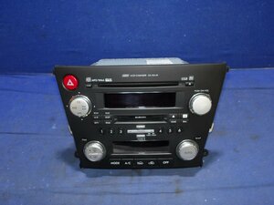 ◎【ヤ①】スバル　レガシィ　BL5　純正　CD　KENWOOD　ケンウッド　GX204JHF2　ハザード付　シリアルNo.67701000