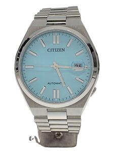 CITIZEN◆自動巻腕時計/アナログ/ステンレス/BLU/SLV/8210-S126967