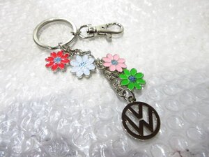 VW US純正 4フラワー・デイジー・キーリング【GENUINE PARTS】新品//4-COLORS/DAISY/KEY CHAIN/