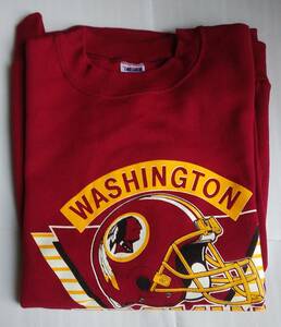 【NFL/スウェット/トレーナー/未使用品】旧 ワシントン・レッドスキンズ/Washington Redskins ロゴ入り スウェット・トレーナー