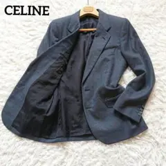 【CELINE】セリーヌ チェック柄 マルチカラー テーラードジャケット