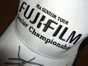 ◆PGA SENIOR TOUR ゴルフ キャップ 帽子 10th Anniversary FUJI FILM