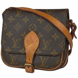 ルイ・ヴィトン Louis Vuitton ミニ カルトシエール 斜め掛け ショルダーバッグ モノグラム ブラウン M51254 レディース 【中古】