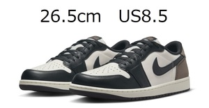 26.5cm Nike Air Jordan 1 Retro Low OG Mocha US8.5 エアジョーダン 1 レトロ OG モカ Travis Scott カラー High トラヴィス CZ0790-102