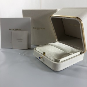 ブシュロン BOUCHERON PARIS リングケース 箱のみ 白 871511