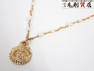 シャネル CHANEL ココマーク ネックレス パール ラインストーン ゴールド A23C アクセサリー 【中古】 ジュエリー