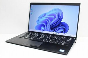 1円スタート ノートパソコン Windows11 VAIO Pro PK VJPK11C12N 14インチ 第8世代 Core i5 SSD256GB メモリ8GB Windows10 カメラ WWAN