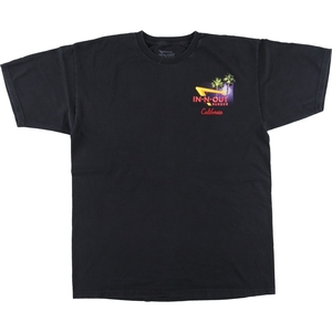 古着 IN-N-OUT BURGER アドバタイジングTシャツ メンズL /eaa441530 【SS2409_10%】