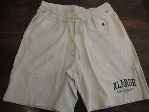 X-LARGE エクストララージ XLARGE×Champion REVERSE WEAVE SHORT PANTS チャンピオン Lサイズ 人気品　値下げしました！