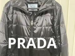 PRADA ダウン ダウンジャケット　44 黒 ブルゾン