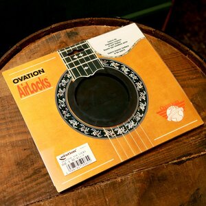 1円スタート 未使用新品 Ovation オベーション AirLocks OAL-S エアロック サウンドホールカバー アコギ ミュート ハウリング防止 ライブ用