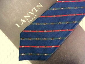 ♪33386D♪状態並品【金具 ベルト 柄】ランバン【LANVIN】ネクタイ