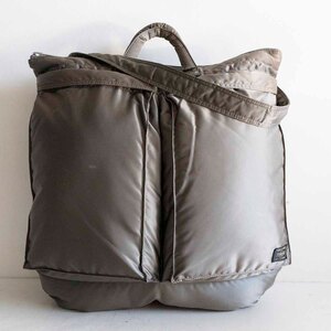 【人気】PORTER 【タンカー 2way ヘルメット バッグ】ポーター ショルダーバッグ ナイロン シルバーグレー TANKER BAG u2412083