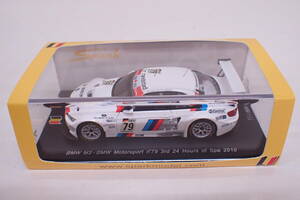 1円~ 未開封品 MINIMAX Spark 1/43スケール ミニカー BMW M3 SB003 BMW M3 BMW Motorsport n79 3rd 24 Hours of Spa 2010 A06147T