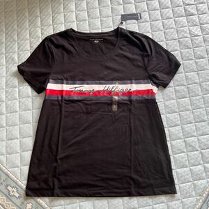 TOMMY トミーヒルフィガー 半袖Tシャツ ブラック Lサイズ 