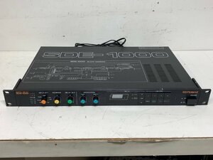 Roland SDE-1000 DIGITAL DELAY＜動作確認済み＞ローランド デジタルディレイ 1Uラックマウント エフェクター ※引取り可 □