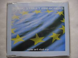 【美品!!】【英盤!!】【4曲入りEP!!】MANIC STREET PREACHERS / NEW ART RIOT E.P.　CD EP UKオリジナル盤