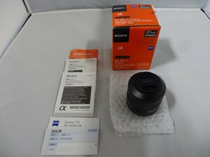  SONY　α レンズ Sonnar T＊ FE 35mm F2.8 ZA SEL35F28Z　★ カールツァイス　★展示品 ★