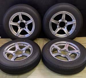 175/80r16 Bridgestone ブリヂストン Dueler 2023年　4本　アルミホイール　16x5.1/2J 5穴　PCD:139.7 ジムニー 