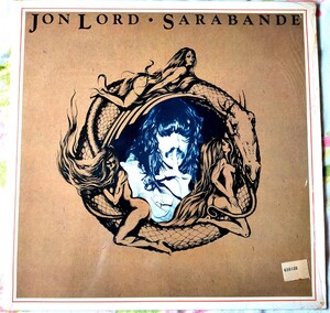 独LP JON LORD // SARABAND 1983年発売 シュリンク付きジャケット