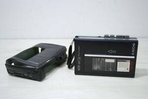 SONY ソニー カセットレコーダー TCM-6DX ケース付き ジャンク／検索用 時代物 当時物 昭和 アンティーク レトロ【10123】