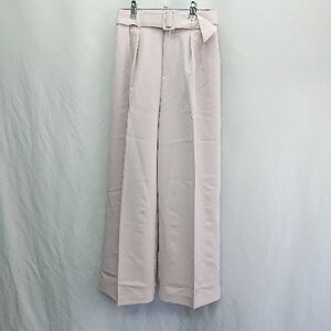 ◇ ◎●未使用● Θ Alluge アルージュ ストレートパンツ サイズF ピンク系 レディース E