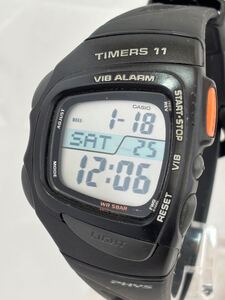 【133-26】1円〜【稼働品】CASIO カシオ スポーツ PHYS RFT-100 クォーツ メンズ 同梱不可