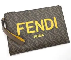 FENDI フェンディ ズッカ柄 ストラップクラッチバッグ メンズ