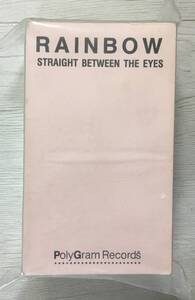 RAINBOW STRAIGHT BETWEEN THE EYES プロモ　メモ　新品未開封　多分US製