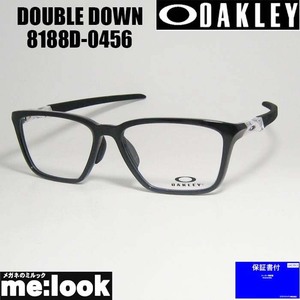 OAKLEY オークリー OX8188D-0456 眼鏡 メガネ フレーム DOUBLE DOWN ダブルダウン ブラックインク アジアンフィット　度付可