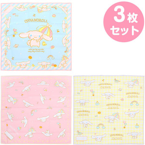 シナモロール ランチクロス 3枚セット 日本製 大判 星 子供 キッズ 女の子 可愛い サンリオ sanrio キャラクター