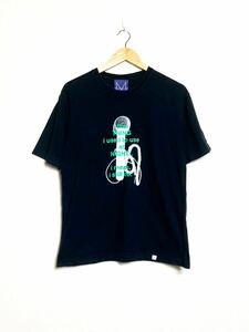 STAPLE × fragment メッセージ マイク Tシャツ ステイプル フラグメント ブラック 黒 ヒップホップ ストリート 藤原ヒロシ HIPHOP