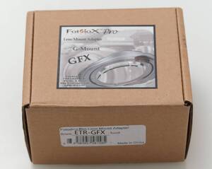 Fotodiox ETR-GFX（ブロニカETRレンズ → 富士フイルムGFX Gマウント変換）マウントアダプター　